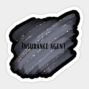 Insurance Agent - job title Sticker